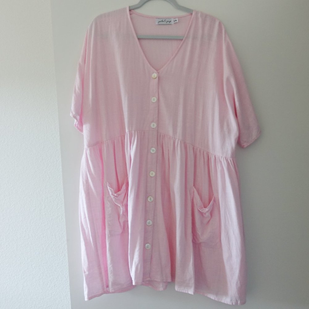 Petal & Pup Quavon Dress - Pink Blush  - Size S/M